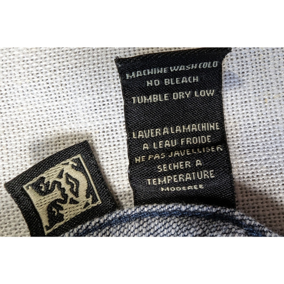 Obey Propaganda Floral Printed Chambray Shirt Size Small - Picture 4 of 4